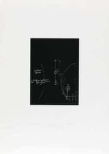 Joseph Beuys Griffelkunst Tafel 1 (von 3) Sienbdruck