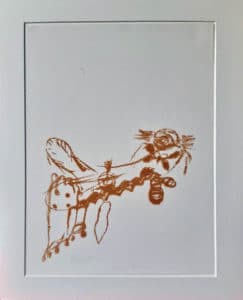 Joseph Beuys Spur I Bienenkönigin Lithografie