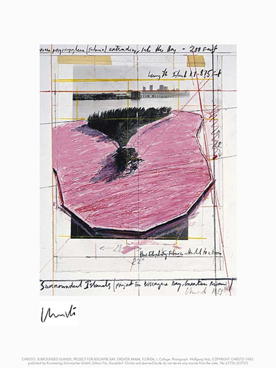 Christo & Jeanne-Claude Surrounded Islands I