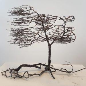Mirsad Herenda Baum Skulptur aus Eisen 95 x 115 x 65 cm Unikat