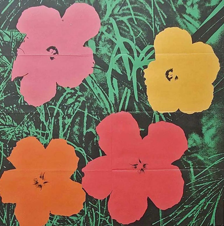 Andy Warhol Flowers (Flyer), 1977 Farblithografie