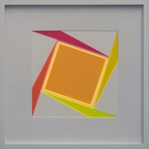 Klaus Joas, FR QUADRAT III, 2022, Lichtverstärkendes Acrylglas, 52,5 x 52,5 cm, Unikat