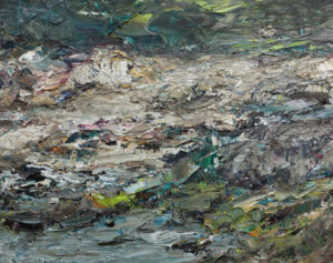 Rudi Weiss Kleine Landschaft, 5-22 Öl auf Leinwand 40 x 50 cm Unikat